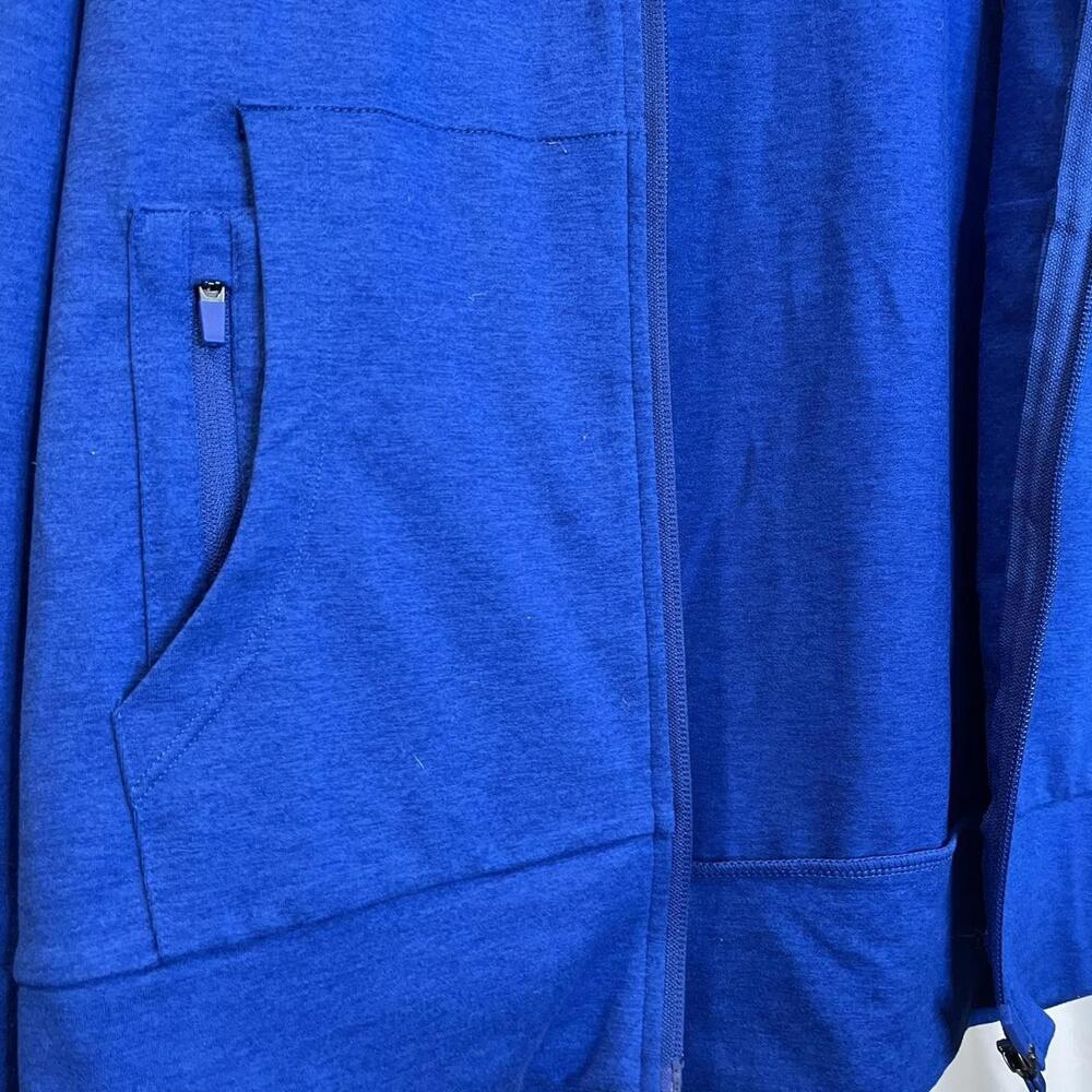 Quince blue zip up hoodie Size M - Picture 5 of 5